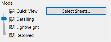 solidworks slow drawing detailing mode