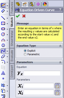 equation drive curve
