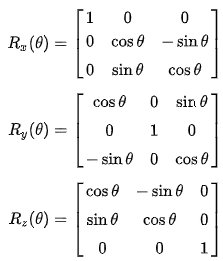rotation matrix 3D