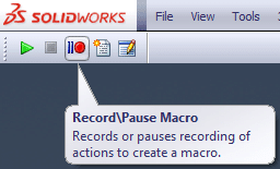 record solidworks macros