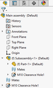 Solidworks component model assembly component2