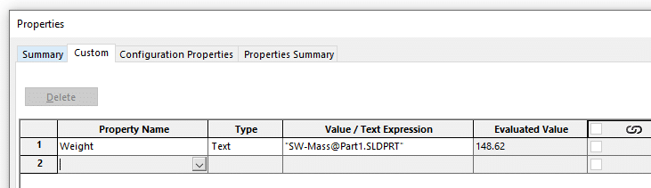 custom property value vs evaluated value