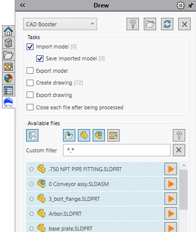 Drew batch import step files