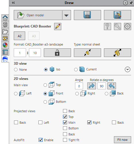 Drew edit existing drawing views