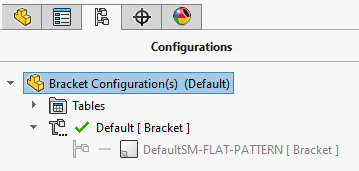 Drew flat pattern configuration